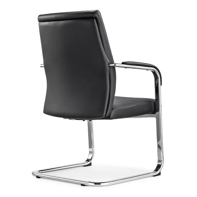 CA-V Series Black Office Visitor Chair with Armrest CA-V Series Black Office Visitor Chair with Armrest
