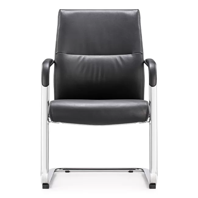 CA-V Series Black Office Visitor Chair with Armrest CA-V Series Black Office Visitor Chair with Armrest