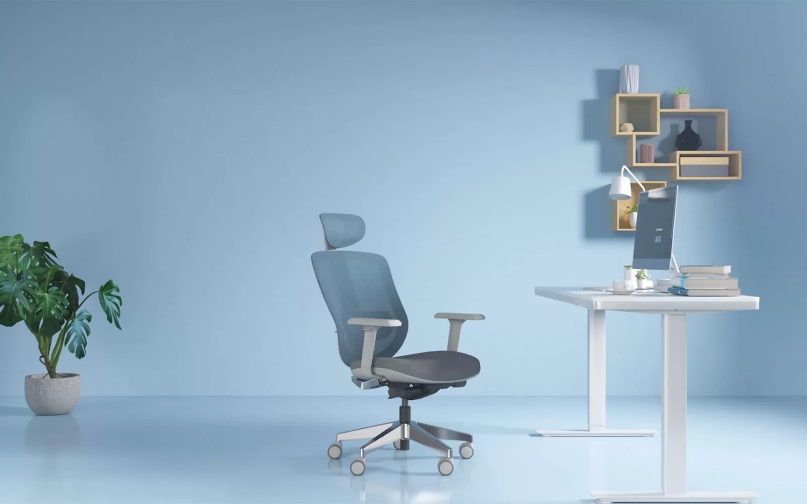 Round Back Ergonomic Chair