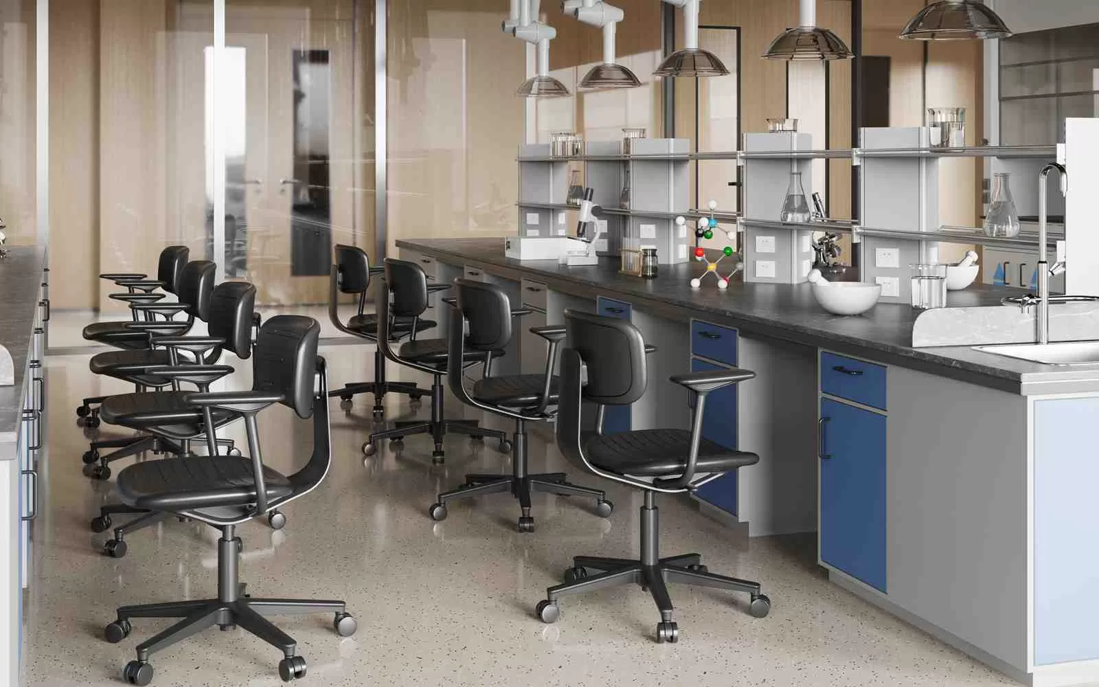 Ergonomic Laboratory Chair
