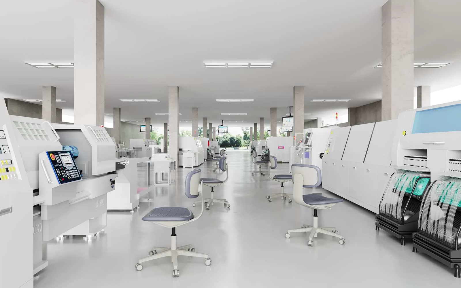 Height Adjustable Laboratory Chair