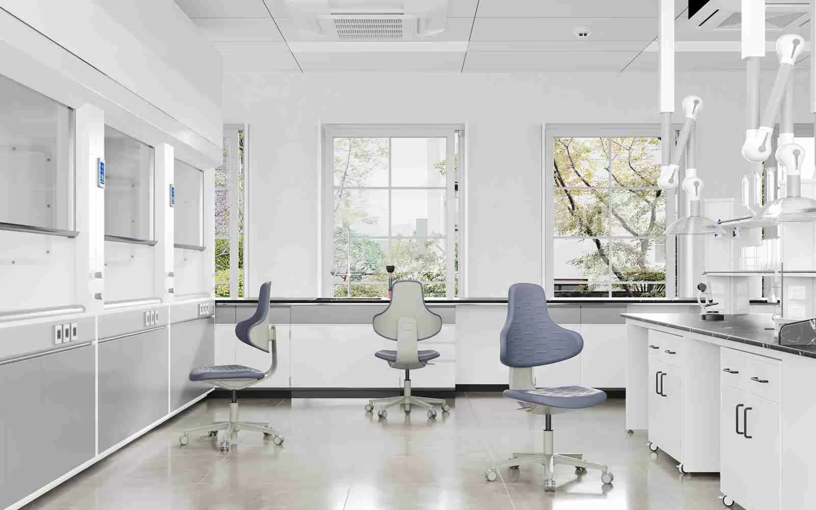 Ergonomic Laboratory Chair